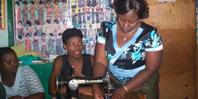 Teaching Sewing Skills to Survivors in Rural DR Congo